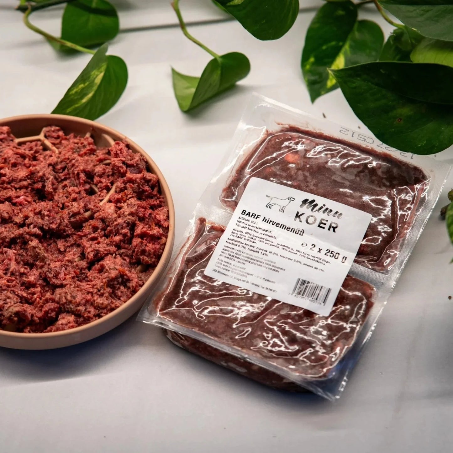 MK BARF hirve menüü 2*250g (500g)