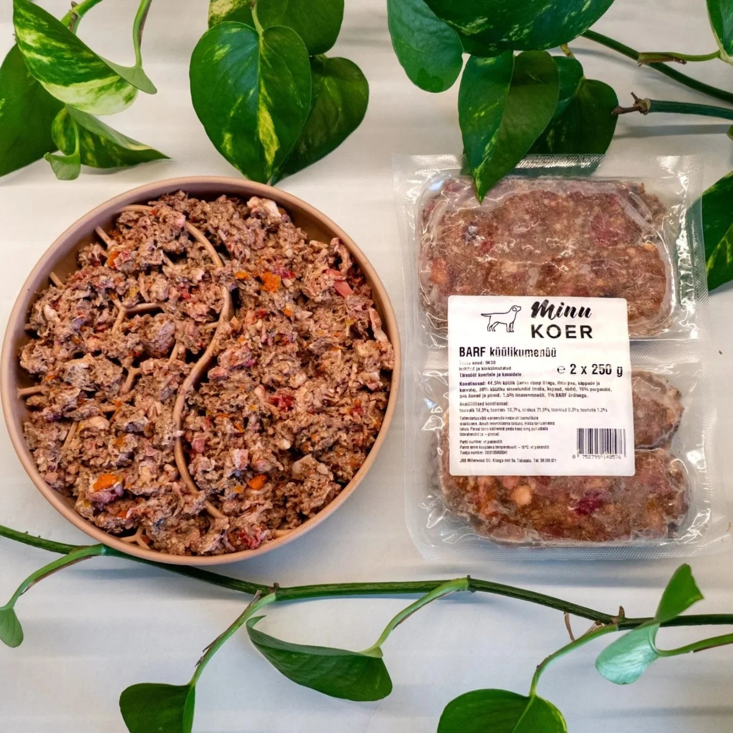 MK BARF küülik menüü 2*250g (500g)