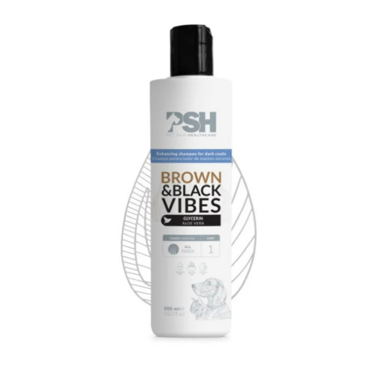 Šampoon Pruun&Must vibe (300ml)