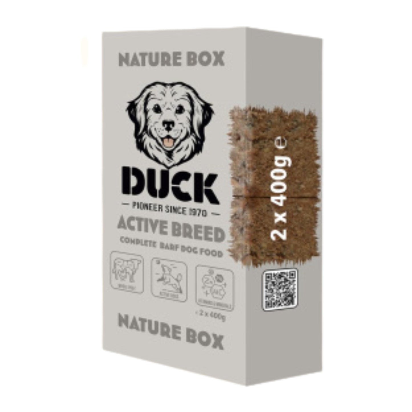 DUCK veis ja kana Active Breed toortoit Nature Box