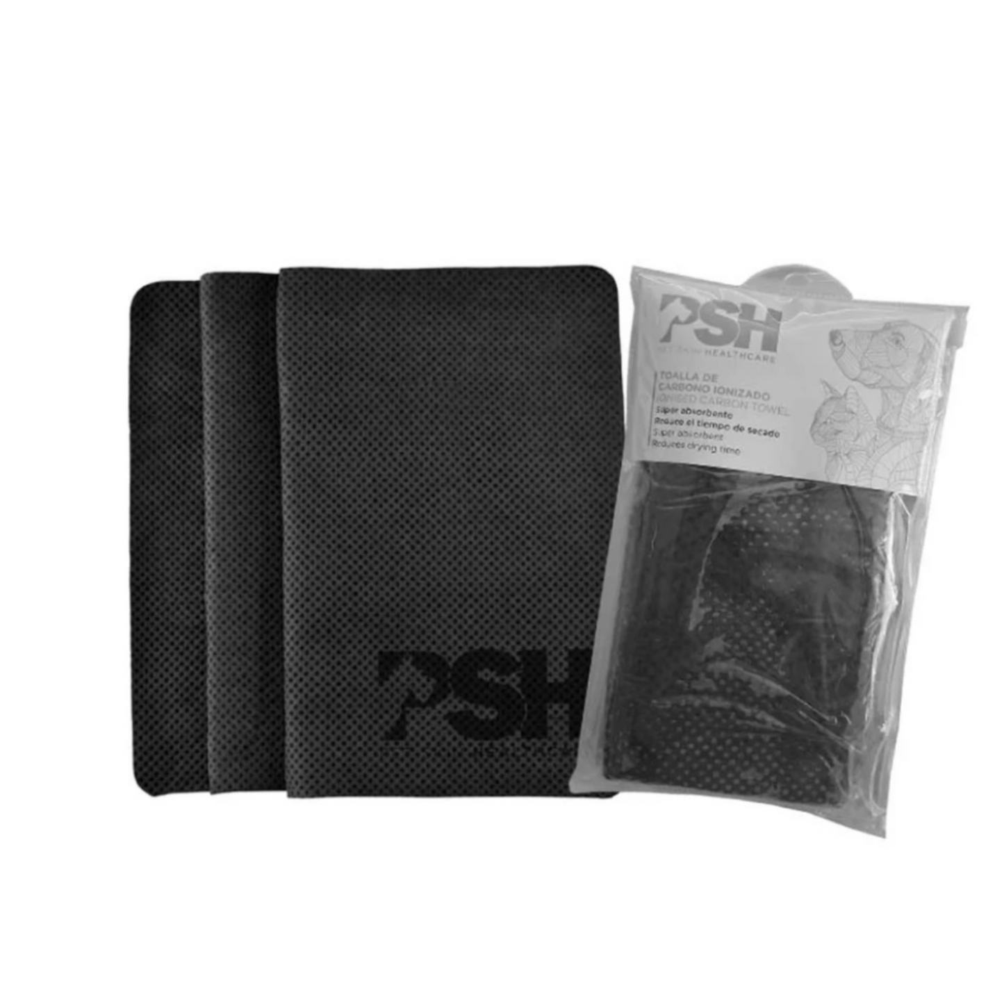 PSH Ioniseeritud süsinikuga rätik